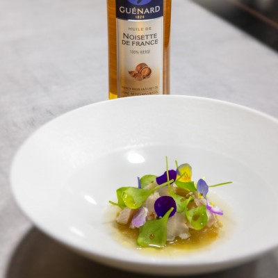 Recipe for Smoked Mullet with Linden Flower, by Christophe Hay**