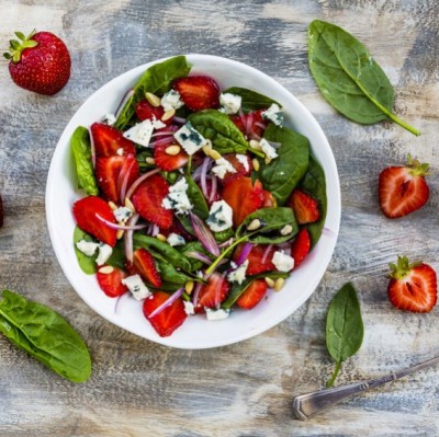Strawberry and Spinach Salad